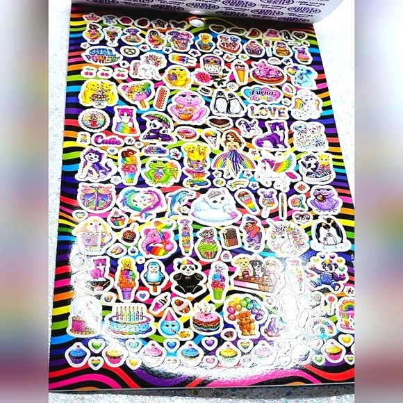 Lisa Frank Rainbow 90s Sticker Booklet - Picture 8 of 9